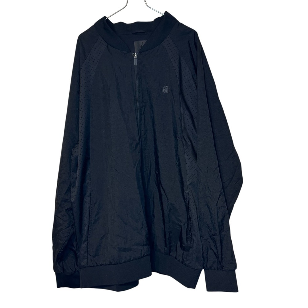 Jordan Men's Jacket Windbreaker Full Zip Long Sleeve Oversized Mesh Black XXL‎